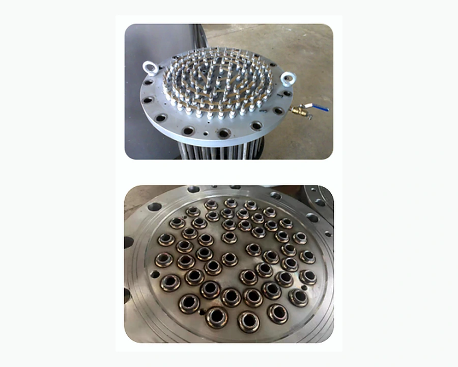 Heating element flange welding process