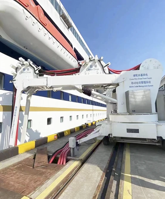 Cable reel crane